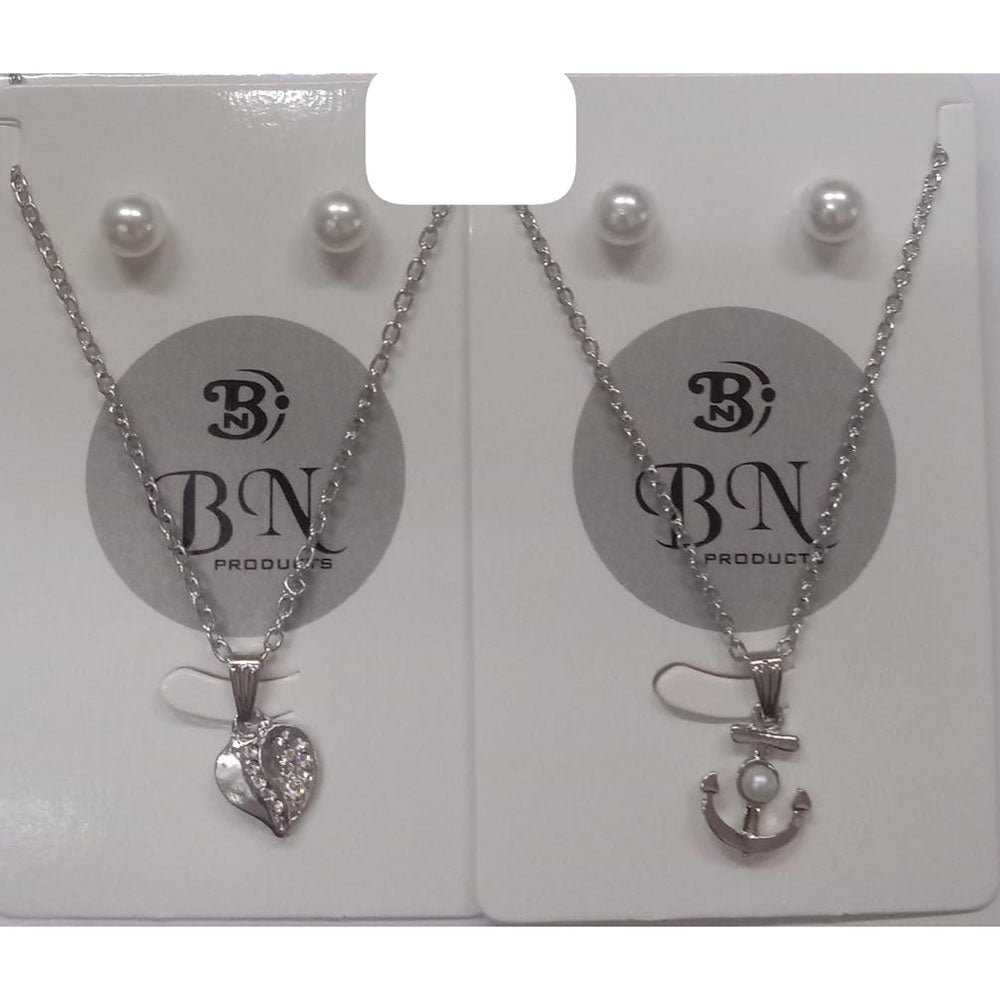 BN Assorted Design Austrian Stone Chain Pendant