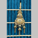 Dhiraj Sales Gold Plated Pota Stone And Pearls Meenakari Kamar Challa