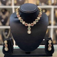 Dhiraj Sales Polki Kundan Stone Necklace Set 