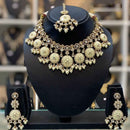 Dhiraj Sales Polki Kundan Stone And Beads Meenakari Necklace Set 