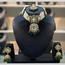 Dhiraj Sales Embellished Kundan Stone And Beads Choker Necklace Set