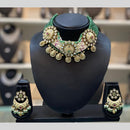 Dhiraj Sales Embellished Pota And Beads Meenakari Choker Necklace Set