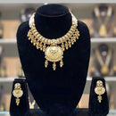 Dhiraj Sales Antique Finish Jewelry Set with Pota And Pearl Accents