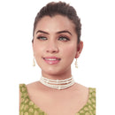 Siddhi Collection Pearl Choker Necklace Set