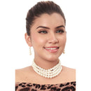 Siddhi Collection Pearl Choker Necklace Set