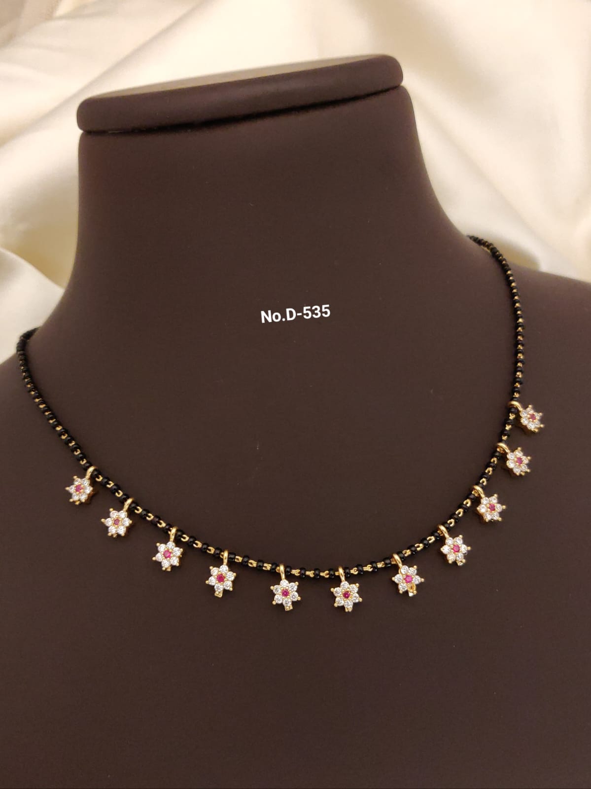 Ramdev Kangan Gold Plated Austrian Stone Mangalsutra