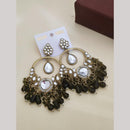 Khodiyar Gold Plated Crystal And Beads Dangler Earrings