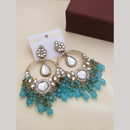 Khodiyar Gold Plated Crystal And Beads Dangler Earrings