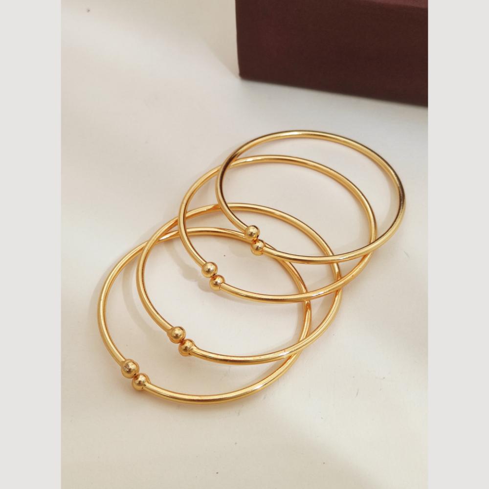 Khodiyar Gold Plated Bangles Set