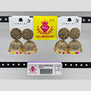 Raj Imitation Gold Plated Austrian Stone And Pearl Jhumki Earrings 