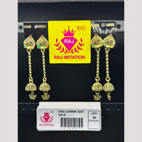 Raj Imitation Meenakari Jhumki Earrings