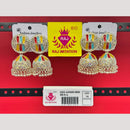 Raj Imitation Austrian And Beads Jhumki Earrings