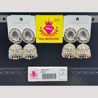 Raj Imitation Kundan Jhumki Earrings