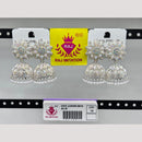 Raj Imitation Crystal Stone And Beads Jhumki Earrings