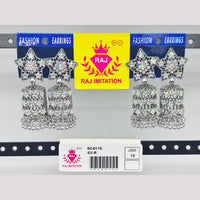 Raj Imitation Austrian And Beads Jhumki Earrings