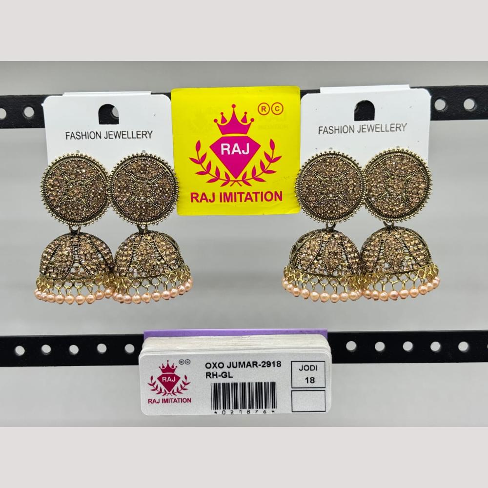 Raj Imitation Beads Jhumki Earrings