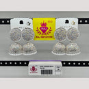 Raj Imitation Austrian And Beads Jhumki Earrings