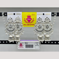 Raj Imitation Kundan Jhumki Earrings