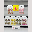 Raj Imitation Austrian And Beads Jhumki Earrings
