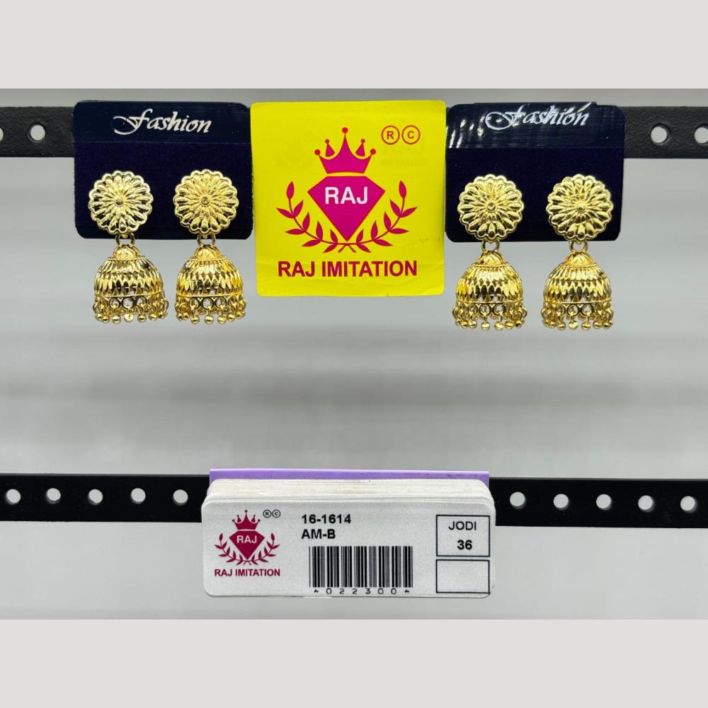 Raj Imitation Beads Jhumki Earrings
