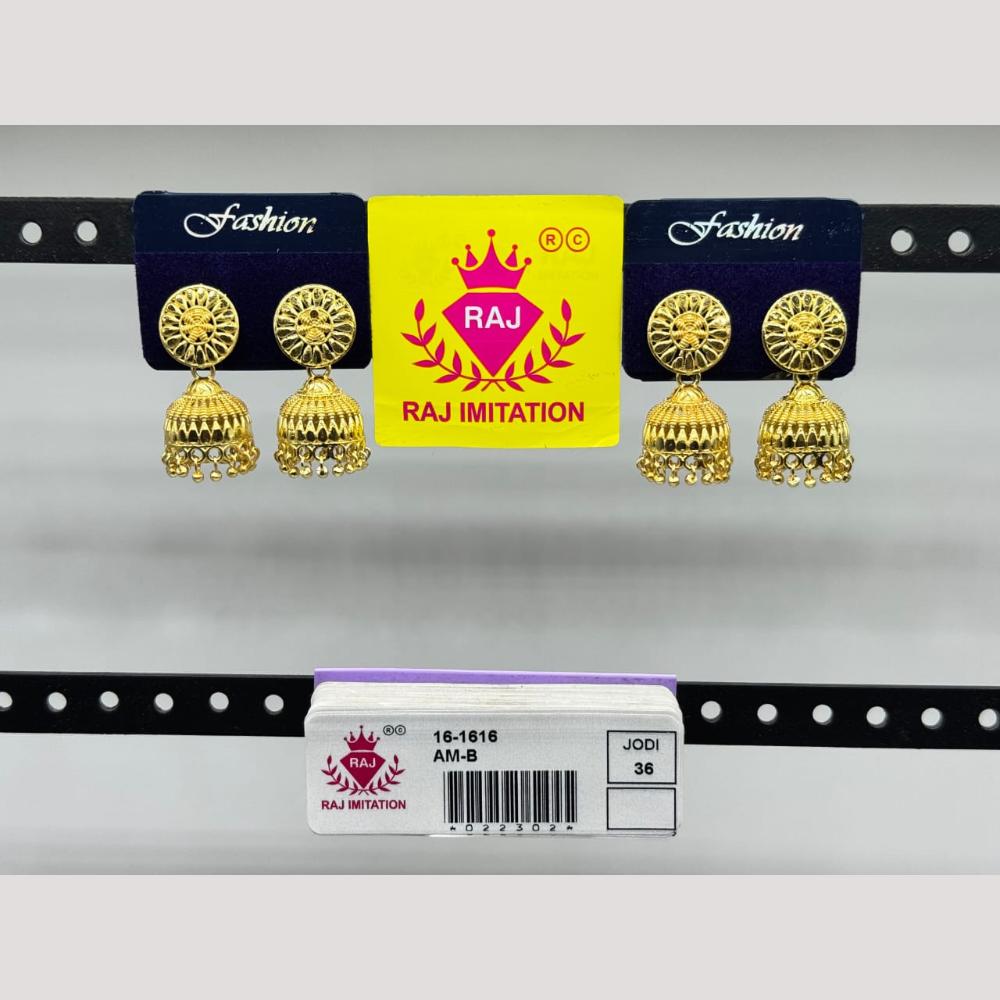 Raj Imitation Beads Jhumki Earrings