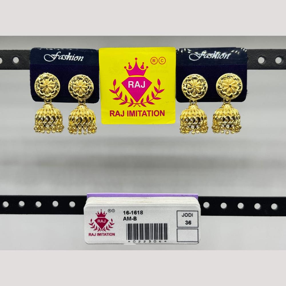 Raj Imitation Beads Jhumki Earrings