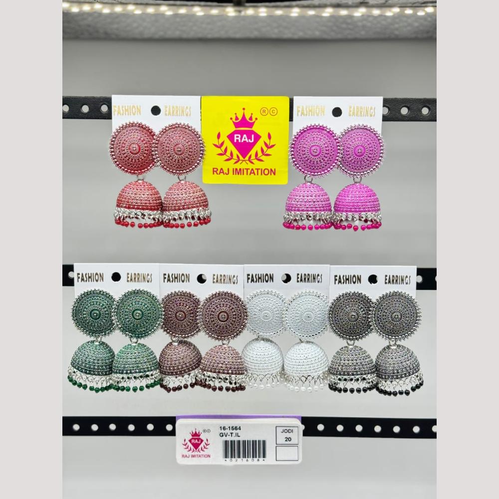 Raj Imitation Beads Jhumki Earrings