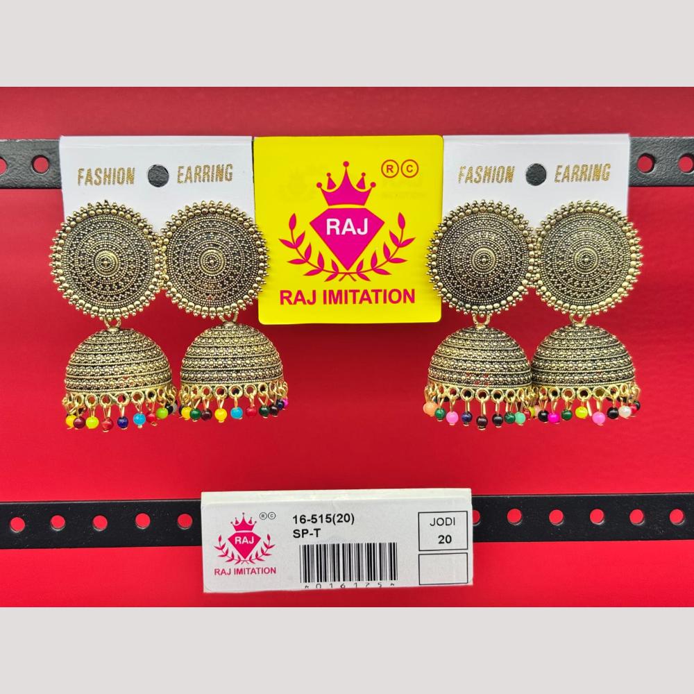 Raj Imitation Beads Jhumki Earrings