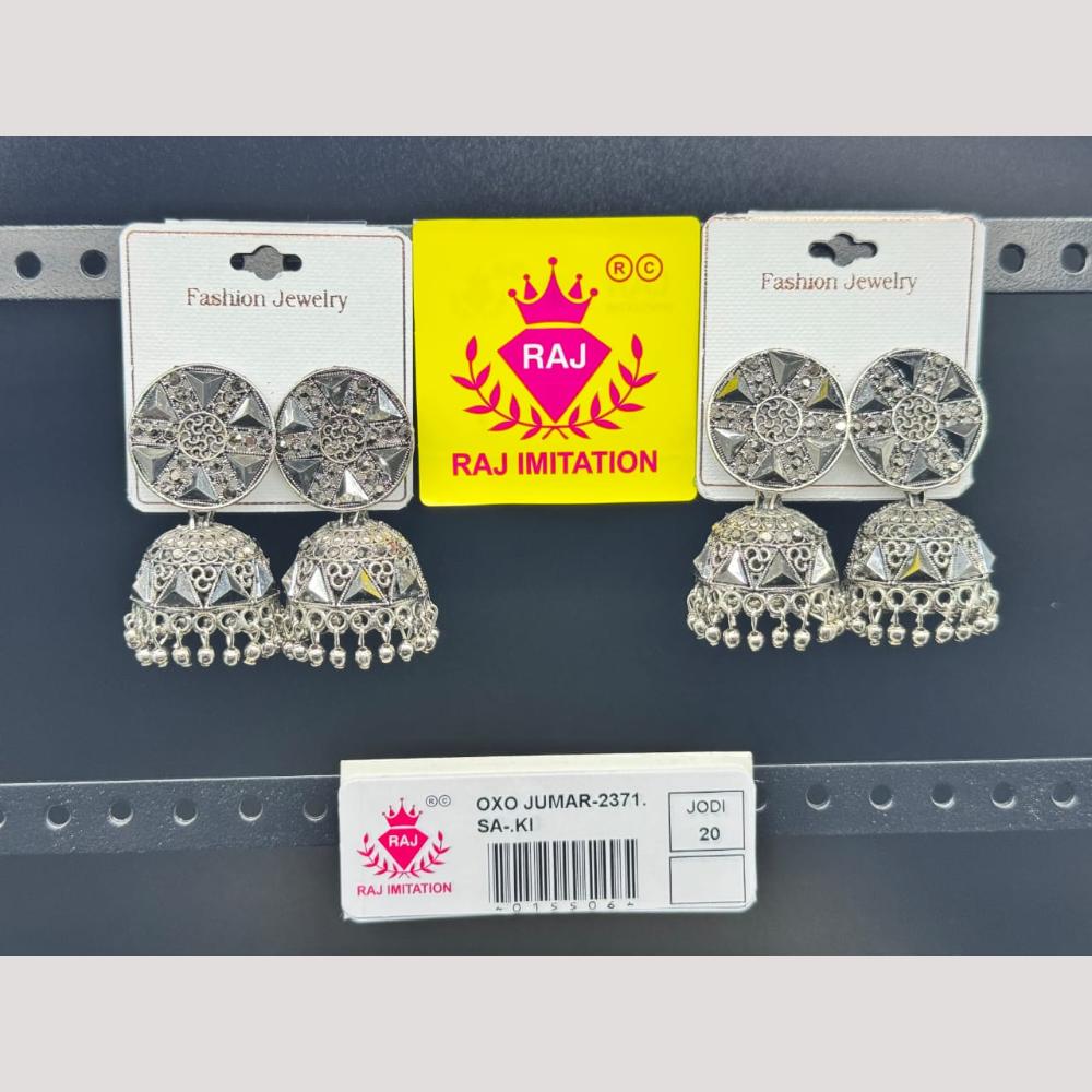 Raj Imitation Austrian And Beads Jhumki Earrings