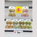 Raj Imitation Austrian And Beads Jhumki Earrings