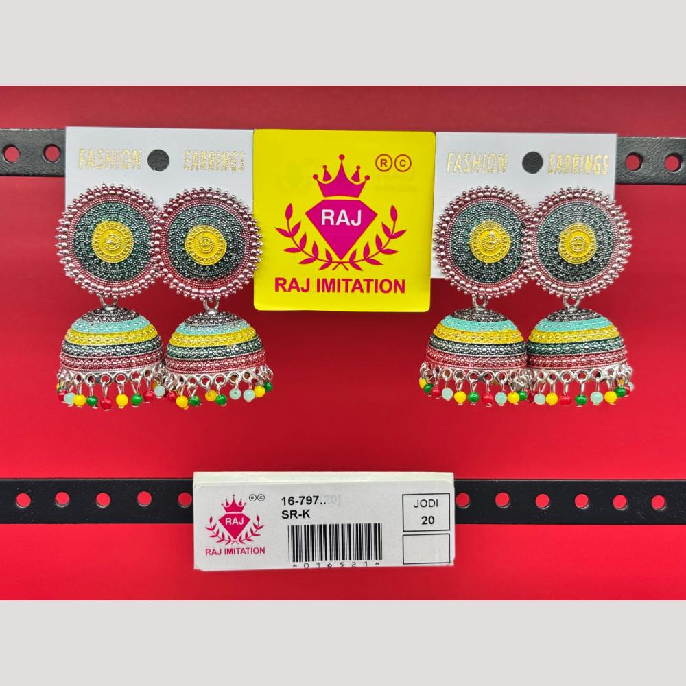Raj Imitation Beads Jhumki Earrings