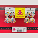 Raj Imitation Pota Austrian And Beads Jhumki Earrings