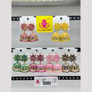 Raj Imitation Austrian And Beads Jhumki Earrings