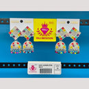 Raj Imitation Pota Stone And Beads Jhumki Earrings