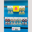 Raj Imitation Austrian And Beads Jhumki Earrings