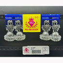Raj Imitation Oxidised Plated Ghungroo Jhumki Earrings
