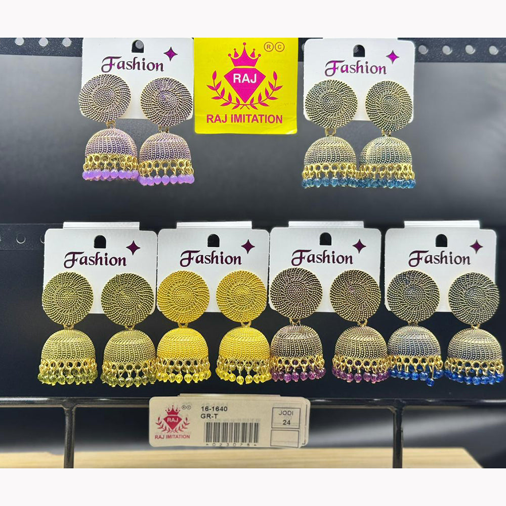 Raj Imitation Pearl Jhumki Earrings