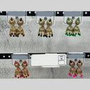 Raj Imitation Traditional Austrian Stone And Pearl Jhumki Earrings for Women (Set of 60)