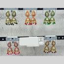 Raj Imitation Traditional Austrian Stone And Pearl Jhumki Earrings for Women (Set of 60)