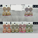 Raj Imitation Traditional Austrian Stone And Pearl Jhumki Earrings for Women (Set of 30)