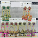 Raj Imitation Traditional Pota Stone And Austrian Pearl Jhumki Earrings for Women (Set of 20)