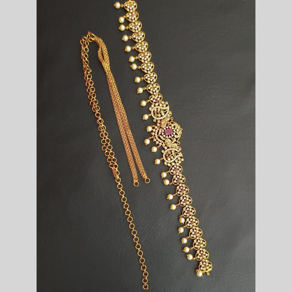 Tanish Art Jewellery Pota Stone And Beads Kamarbandh