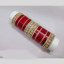 Tanish Art Jewellery Austrian Stone And Pearl Acrylic Bridal Bangles Set