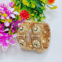 Tanish Art Jewellery Elegant Pota Stone Bangles Set for Women