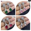 Tanish Art Jewellery timeless AD And Austrian Stone Dangler Earrings