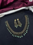 Tanish Art Jewellery Elegant Glow AD And Austrain Stone Necklace Set