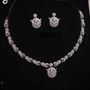 Tanish Art Jewellery Radiant Charm American Diamonds Necklace Set 