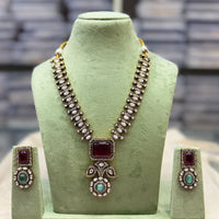 Tanish Art Jewellery Designer Kundan Stone Necklace Set