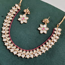 Tanish Art Jewellery Designer Polki Kundan Stone And Pearl Necklace Set 