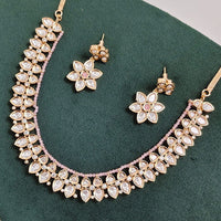 Tanish Art Jewellery Designer Polki Kundan Stone And Pearl Necklace Set